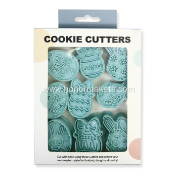 12Pcs Easter Cookie Cutters